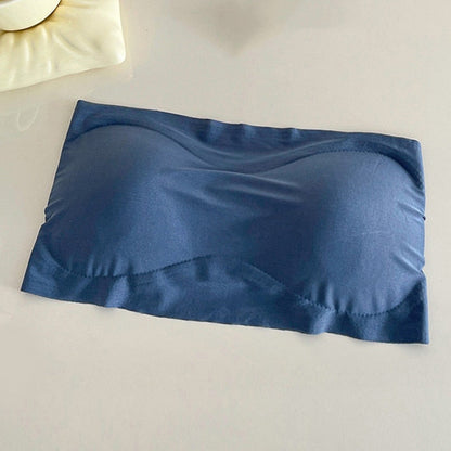 Spring Summer Women Bra Seamless Tube Top Bra Strapless Bandeau Push up Bra Women's Underwear Basic Stretch Underwear Lingerie